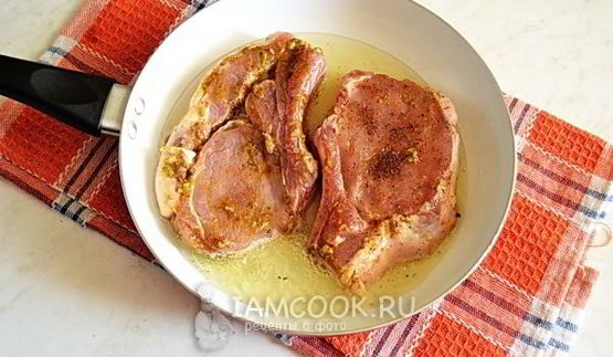 котлета свиная на кости