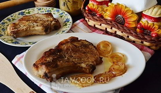 котлета свиная на кости