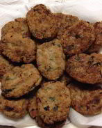 Котлетки с луком пореем