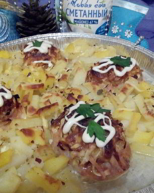 Котлеты Аппетитные с гарниром