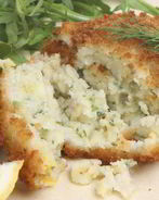 Котлеты из камчатского краба с горчичным соусом