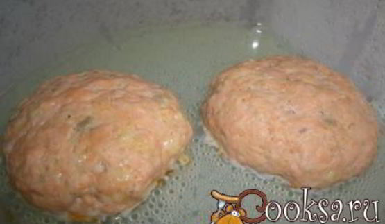 котлеты из красной рыбы с сыром
