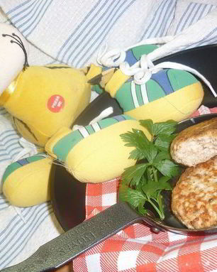 Котлеты из красной рыбы с тимьяном