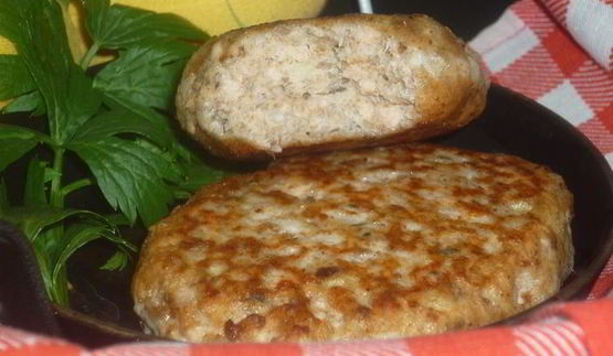 котлеты из красной рыбы с тимьяном