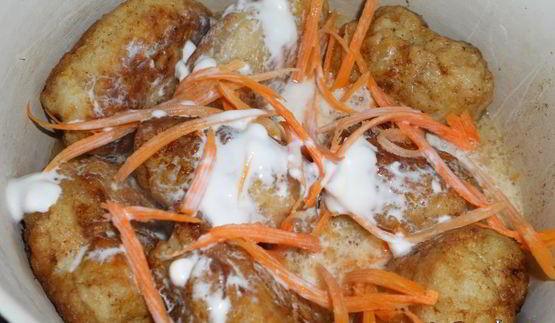 котлеты из кролика с овощными спагетти