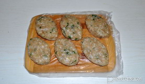 котлеты из куриного фарша с рисом