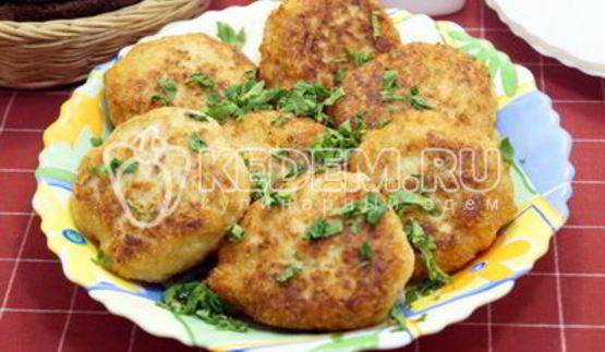 котлеты из куриного фарша с сыром