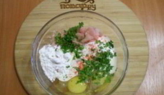 котлеты из кусочков курицы