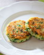 Котлеты из лука и картошки