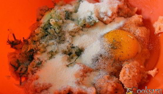 котлеты из семги с манкой