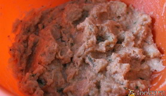 котлеты из семги с манкой