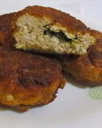 Котлеты киевские из куриного фарша