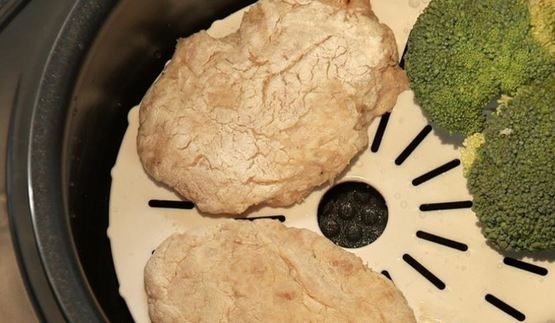 котлеты куриные с овощами