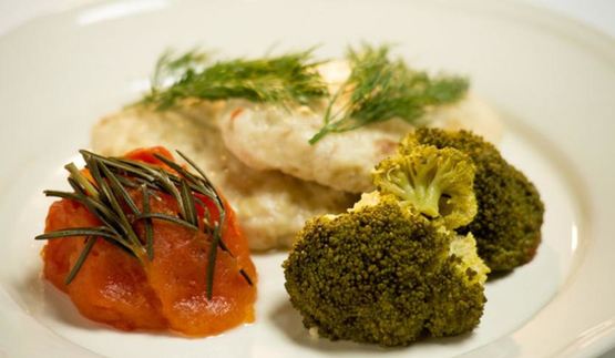 котлеты куриные с овощами