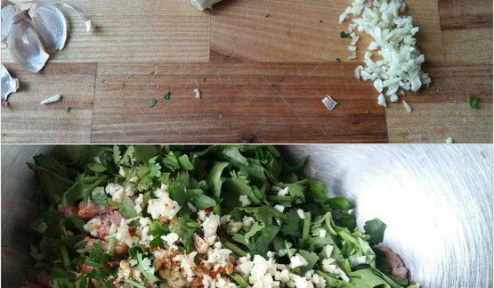 котлеты по-корейски на подушке из риса с овощами