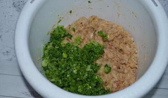 котлеты с брокколи и кабачком