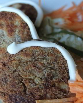 Котлеты с черным хлебом