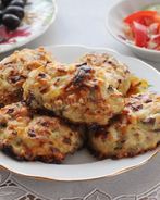 Котлеты с грибами и сыром в духовке куриные