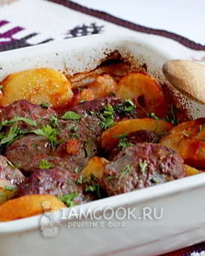 Котлеты с картошкой в духовке