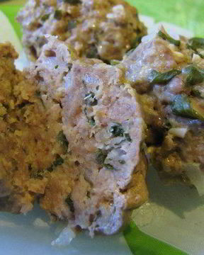 Котлеты с зеленью