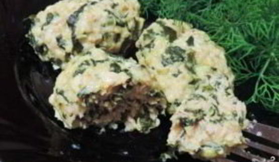 котлеты со шпинатом