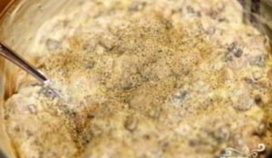 куриные котлеты с грибами