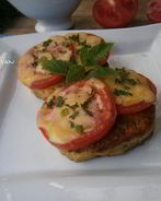 Куриные котлеты с кабачком и мятой