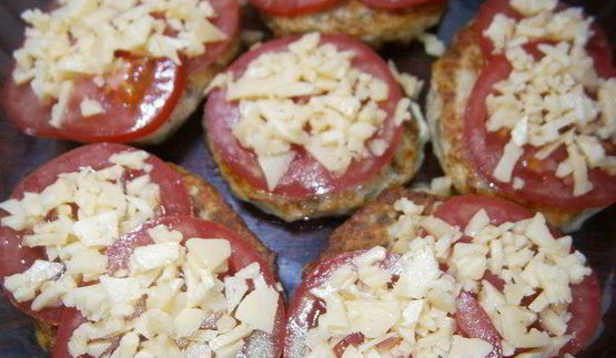 куриные котлеты с кабачком и мятой