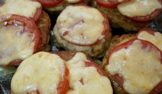 куриные котлеты с кабачком и мятой