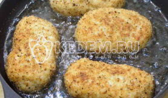 куриные котлеты с сыром