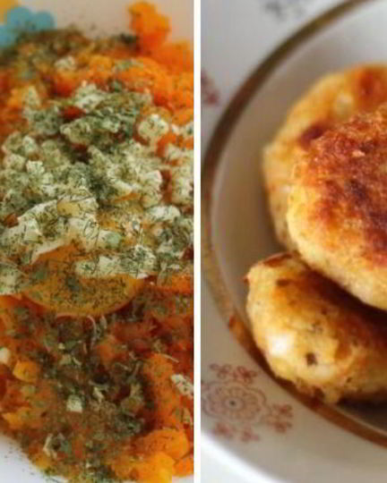 Рецепт морковна-сырных котлеты