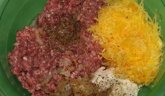 мясные котлеты с тыквой