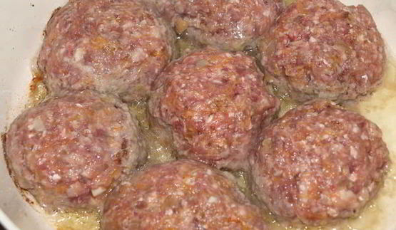 мясные котлеты с тыквой