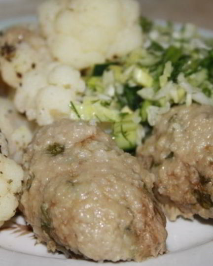 Рецепт паровых котлет с цветной капустой