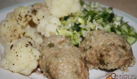 паровые котлеты с цветной капустой