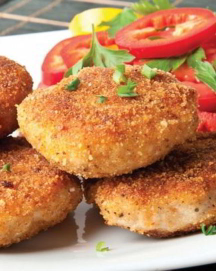 Рецепт пикантных рыбных котлет с сыром и зеленью