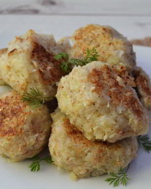 Постные капустные котлеты