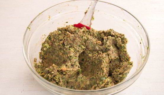 постные котлеты из фасоли с овощами