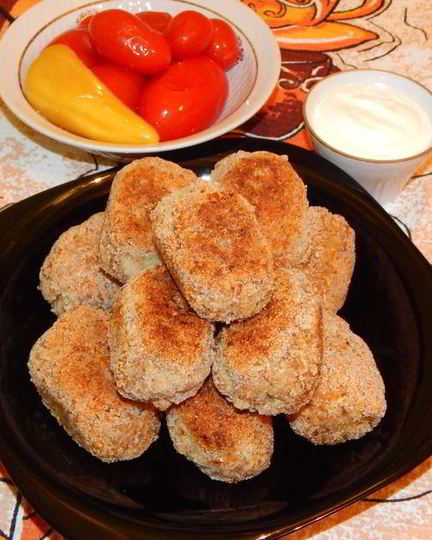 Рецепт постных котлет из гречки и картофеля