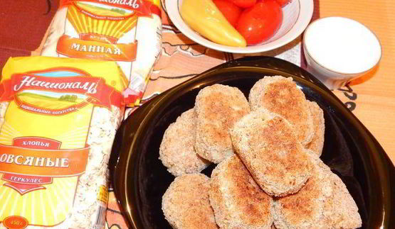 постные котлеты из гречки и картофеля