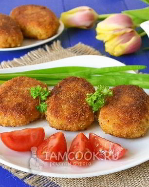 Постные рыбные котлеты