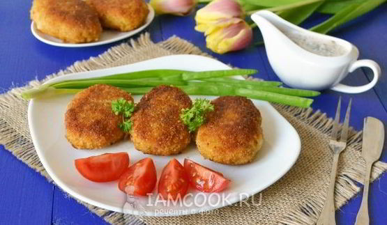 постные рыбные котлеты