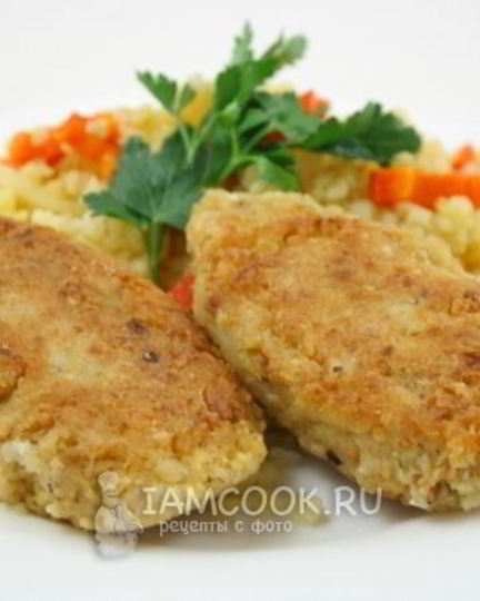 Рецепт постных соевых котлет без яиц