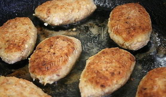 постные соевые котлеты без яиц