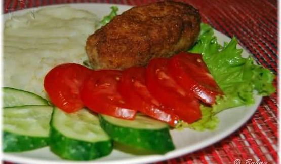 рубленные котлеты из индейки