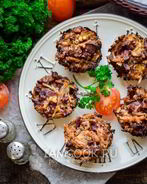 Рубленные печеночные котлеты из куриной печени