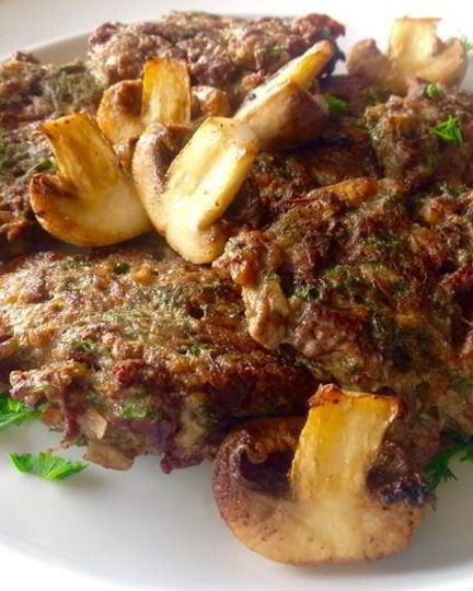Рецепт рубленых котлет из куриной печени и грибов