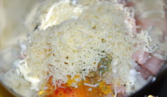 рубленые котлеты с сыром