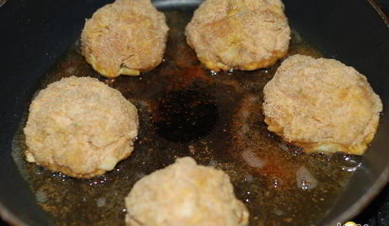 рубленые котлеты с сыром