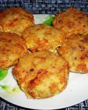 Рыбные котлеты из пангасиуса